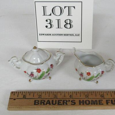 Small Sugar and Creamer Set