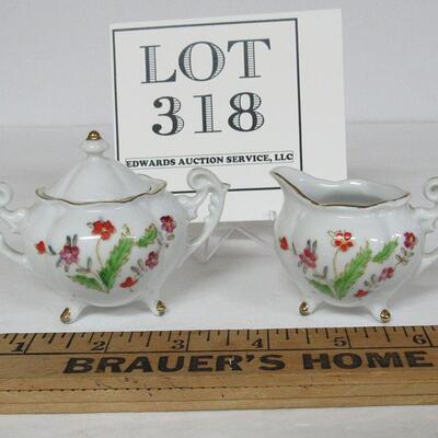 Small Sugar and Creamer Set
