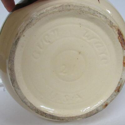 Watt Starflower Cookie Jar Bottom, Has Chip On Lower Rim