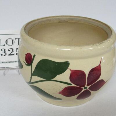Watt Starflower Cookie Jar Bottom, Has Chip On Lower Rim