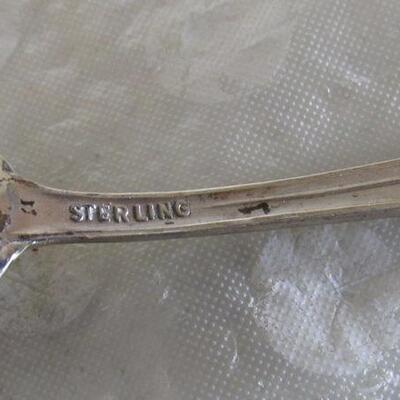 Vintage Sterling Silver WI Dells Native American Spoon, Copper Colored Face