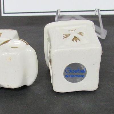 3 Older Goebel W Germany Small Christmas Ornaments