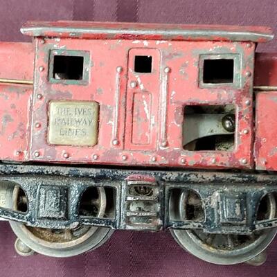 Ives Railway Lines Electric Locomotive  #3251  Red