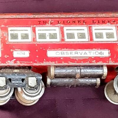 Lionel Pullman 610 & Lionel Observation 604