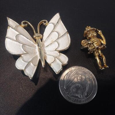 Duo of Insect Broaches