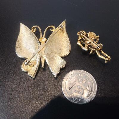 Duo of Insect Broaches