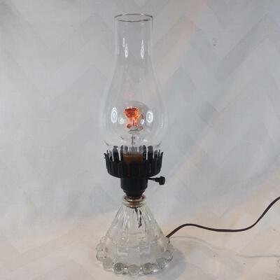 Rose Light Bulb Hurricane Lamp