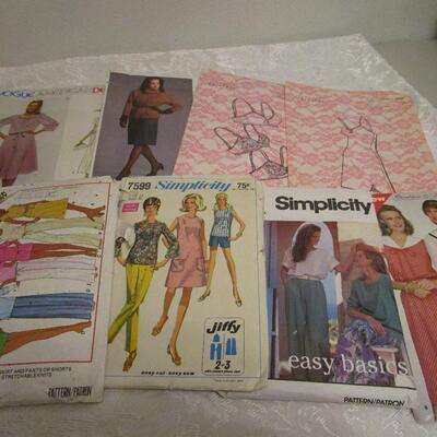 #16 Eight vintage patterns for sewing  set 2     