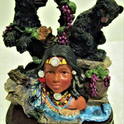 #17 Indian girl with bears, new in box