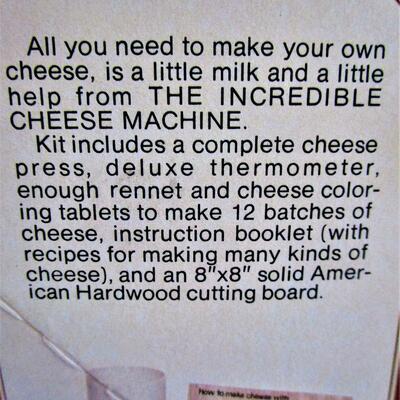 #27 The Incredible Cheese Machine, NEW