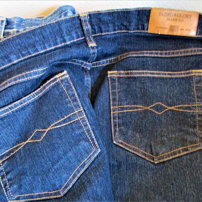 #28 Two Pair of Ladies blue jeans, size 18
