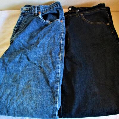 #28 Two Pair of Ladies blue jeans, size 18