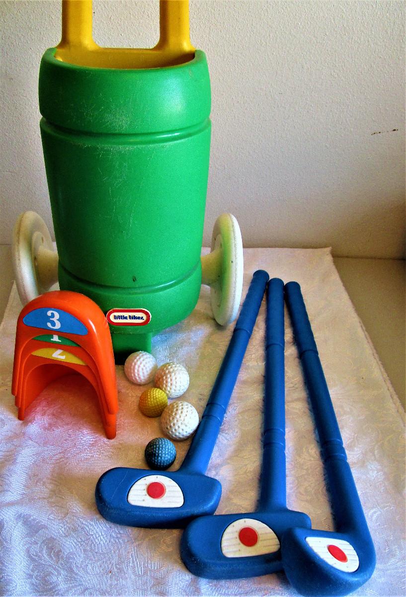 Little tikes golf set outlet