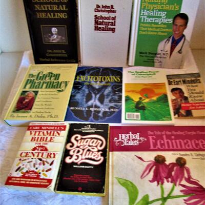#34 Ten books, Natural Healing books