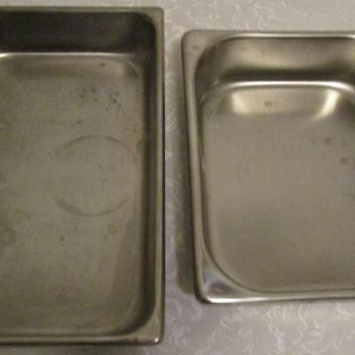 #43 Two Vollrath Stainless Steel Steam pans