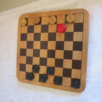#55  Wooden Checker board