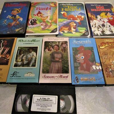 #65 10 VHS videos 