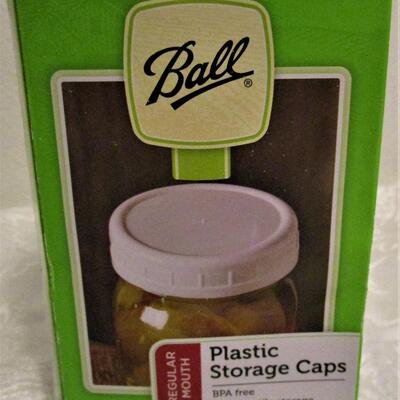 #73 Eight Ball Plastic Storage Caps, Regular mouth