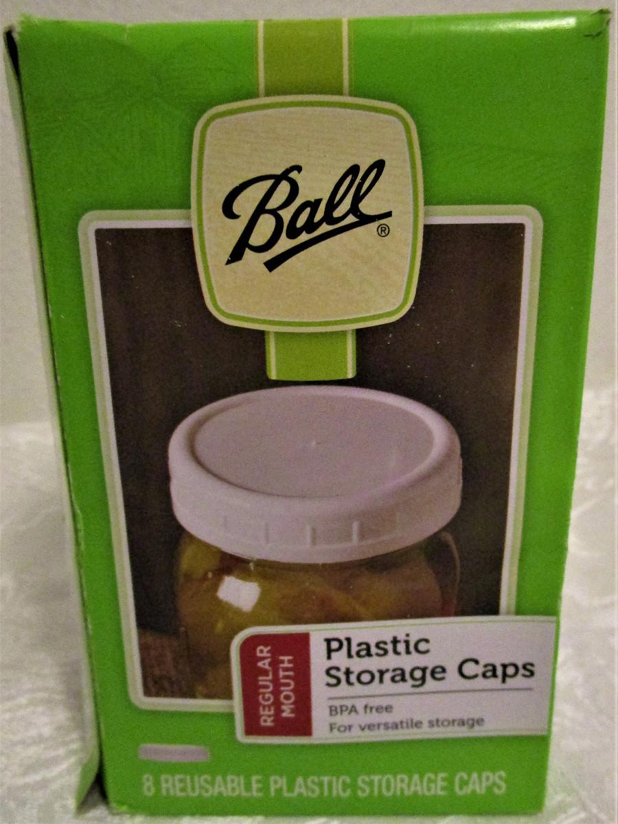 73 Eight Ball Plastic Storage Caps, Regular mouth