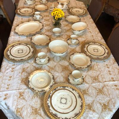 Vintage Lenox Hartwell House 1999 5 piece complete dining set - 47 piece set