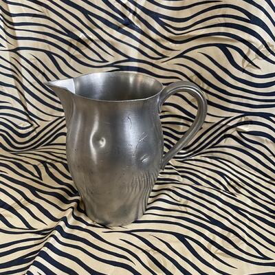 Vintage stainless steel water pitcher
