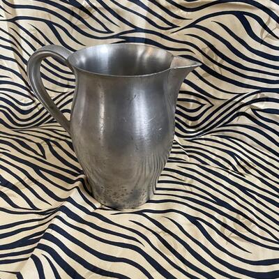 Vintage stainless steel water pitcher
