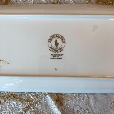 Vintage Ralph Lauren Wedge Wood Bone China King Charles Paisley 