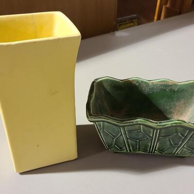 2 McCoy Vases -Item #229