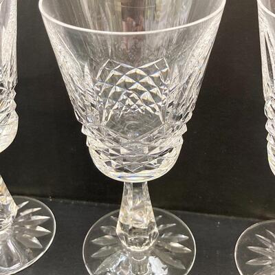 A2213 Set of 4 Waterford Crystal Lismore Claret Glasses
