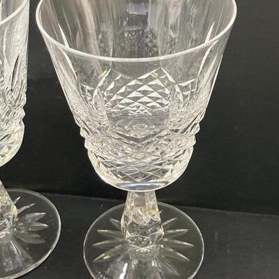A2214 Set of 4 Waterford Crystal Lismore Water Goblets