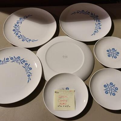 6 Piece Corning Plates -Item #231
