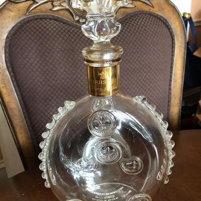 Baccarat Remy Martin LOUIS XIII Crystal EMPTY bottle with bottle stopper