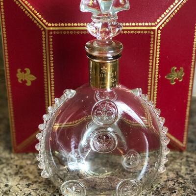 Baccarat Remy Martin LOUIS XIII Crystal EMPTY bottle with bottle stopper