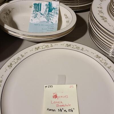 85 Piece Lenox Brookdale Dishes -Item #238