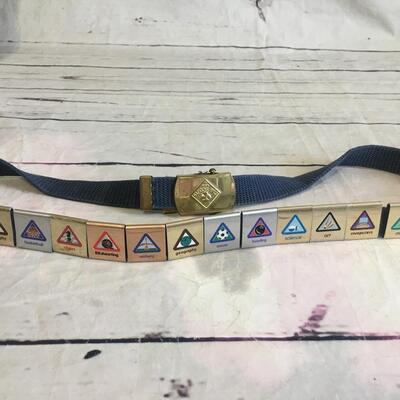 Vintage 1970 Cub Scout belt 