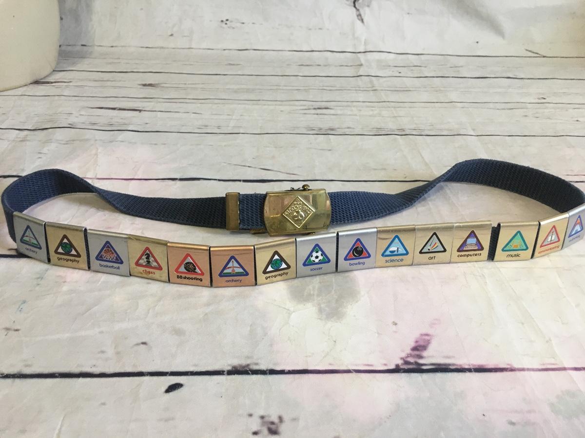 Vintage 1970 Cub Scout belt