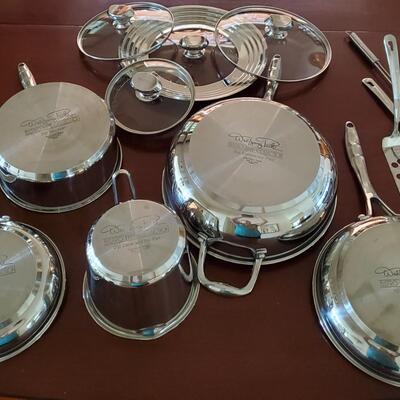 Wolfgang Puck Bistro Elite Collection Stainless Steel Cookware 