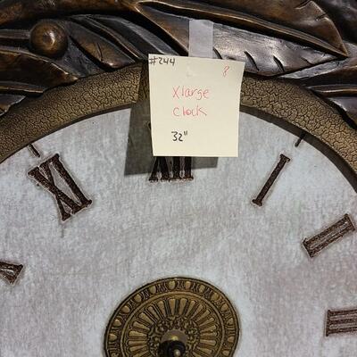 Extra Large Clock 32" -Item #244
