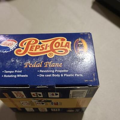 Pepsi Die-cast Pedal Plane -Item #246