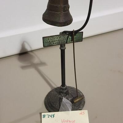 Vintagd El Camino Bell -Item #248