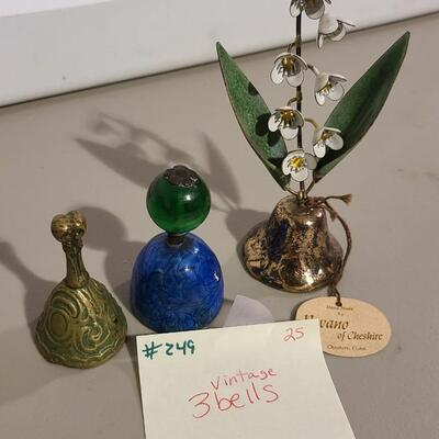 3 Vintage Bells -Item #249