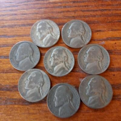 LOT 17     SILVER US FIVE CENT COINS