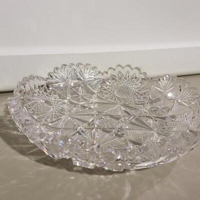 Brilliant Cut Glass Bowl  9