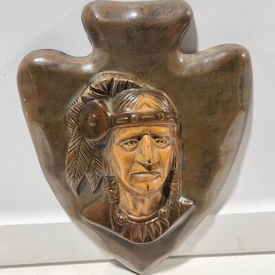Indian Plaque 11" x 8" -Item #262