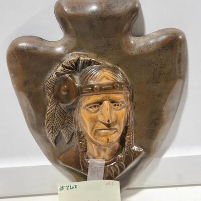 Indian Plaque 11" x 8" -Item #262