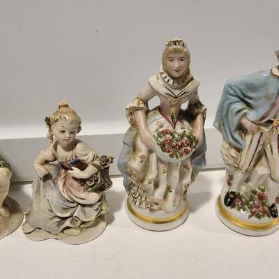 4 Victorian Style Figurines -Item #268