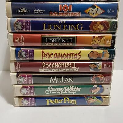 10 Disney VHS - see photos for titles-Item #273