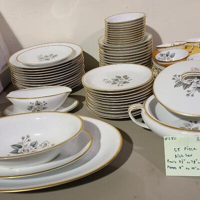 Vintage Noritake 58 Piece China Set (marked Noritake China Japan 5463) -Item #280