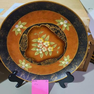 Large Plate 14"W -Item #282