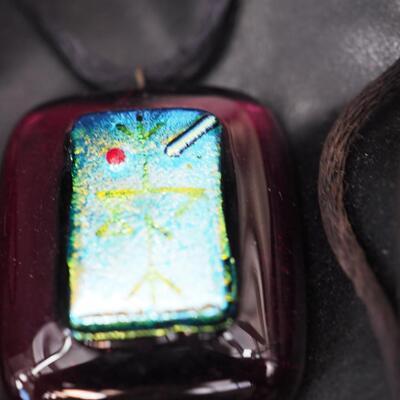 Lot 115 Bolo ties, cufflinks, Tie Bars, Dicroic Glass and other Jewelry